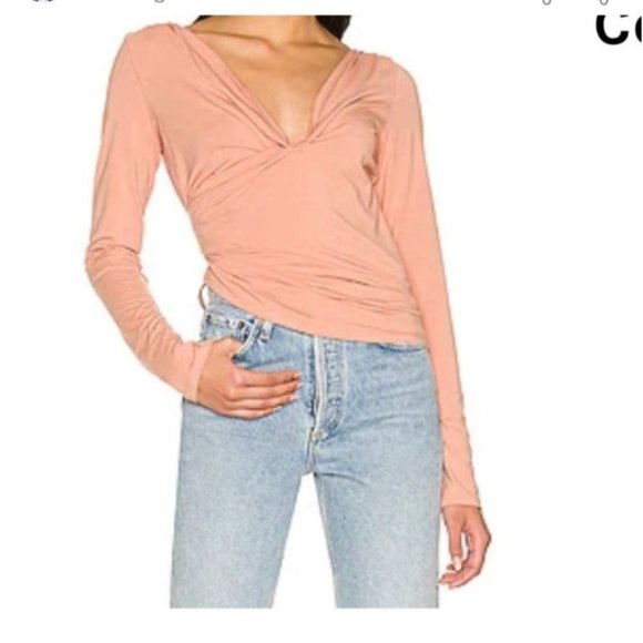 The Line by K Umi Longsleeve Top in Blush - Picture 1 of 7